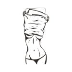 Sticker PVC Femme