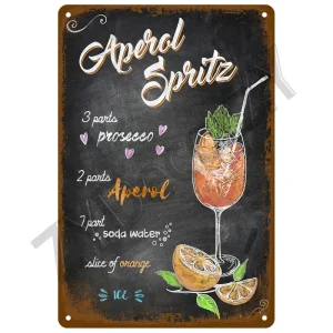 Plaque décorative murale Aperol Spritz