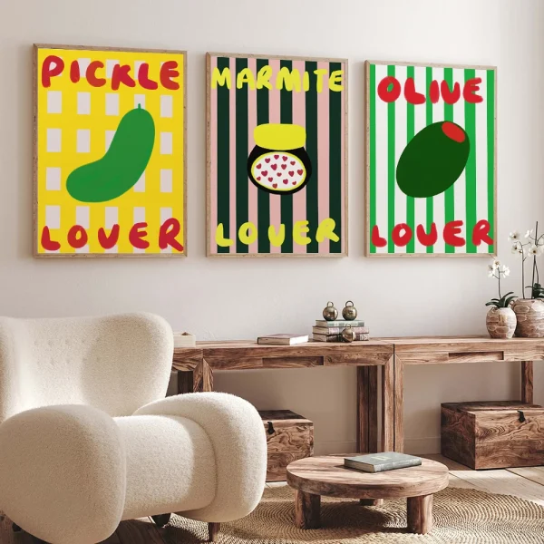 Toile décorative murale vintage