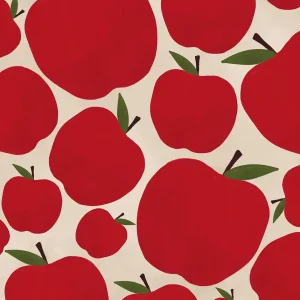 Toile décorative murale de pommes