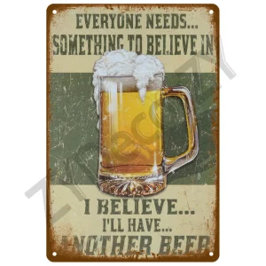 Plaque décorative murale Everyone Needs Something To Believe In