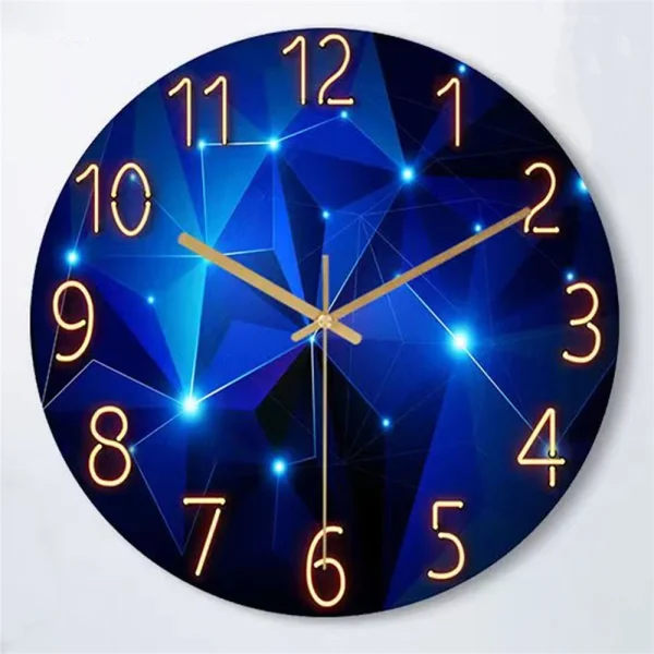 horloge murale avec constellations