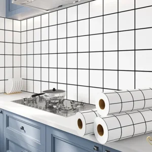 stickers carrelage blanc