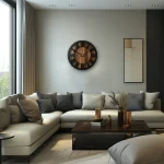 design horloge bois vintage