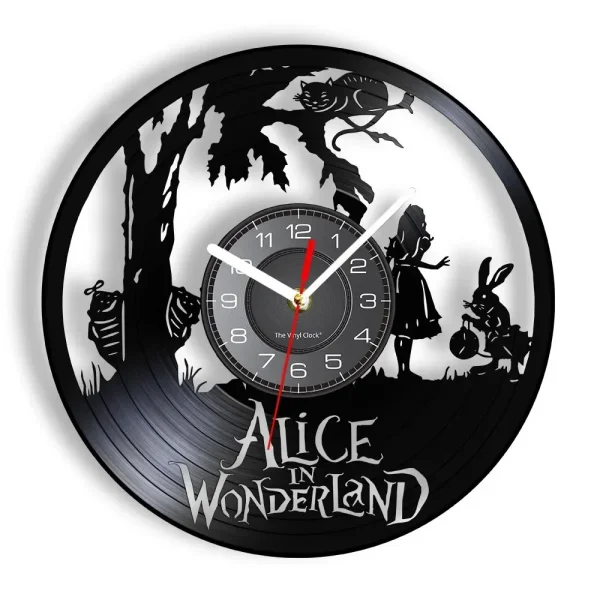horloge murale Alice in Wonderland