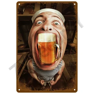 Plaque décorative murale Navy Beer