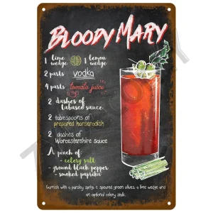 Plaque décorative murale Bloody Mary