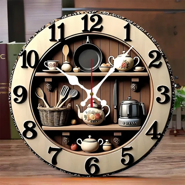 horloge murale cuisine