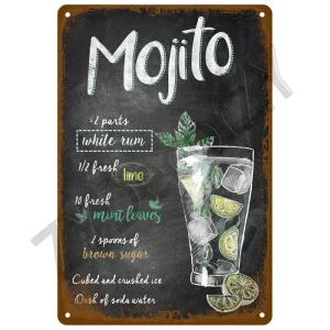 Plaque décorative murale Mojito
