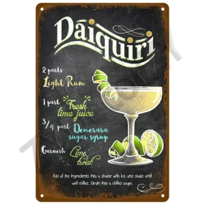 Plaque décorative murale Daiquiri