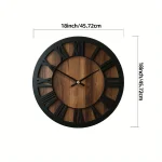 horloge murale style vintage