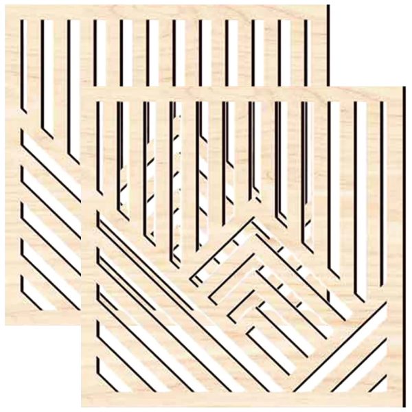 panneau décoratif bois motif ajouré