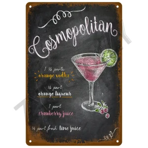 Plaque décorative murale Cosmopolitan