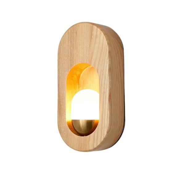 applique murale bois clair