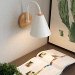 luminaire mural bois métal