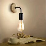 lampe murale métal noir