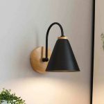 éclairage scandinave bois métal