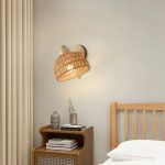 lampe en rotin pour chambre