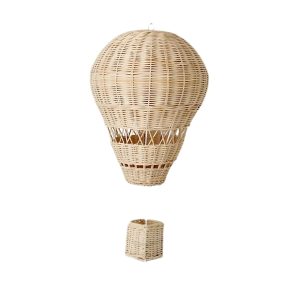 montgolfière en rotin