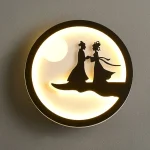 applique murale ronde