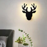 éclairage mural design cerf