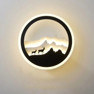 design montagnes appliqué