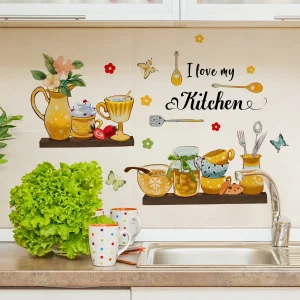 Sticker Mural de cuisine, I Love my Kitchen | StickerFancy™