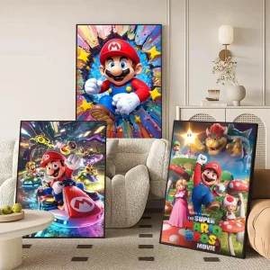Sticker Mural Univers Mario