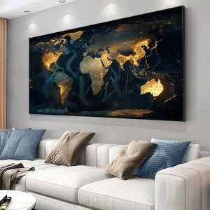 Carte du monde | LightedMap™